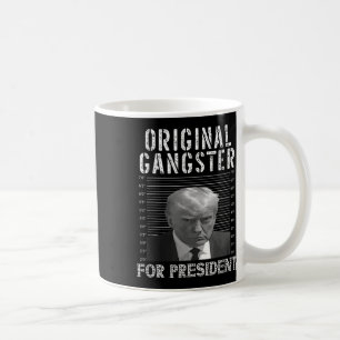 Caneca De Café Gangster Para O Presidente Donald Trump 2024 Patri