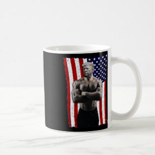Caneca De Café Gângster Pro Donald Trump Tatuagem Republicano Ame
