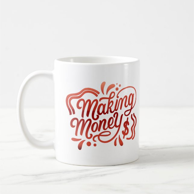 Caneca De Café ganhar dinheiro (Esquerda)