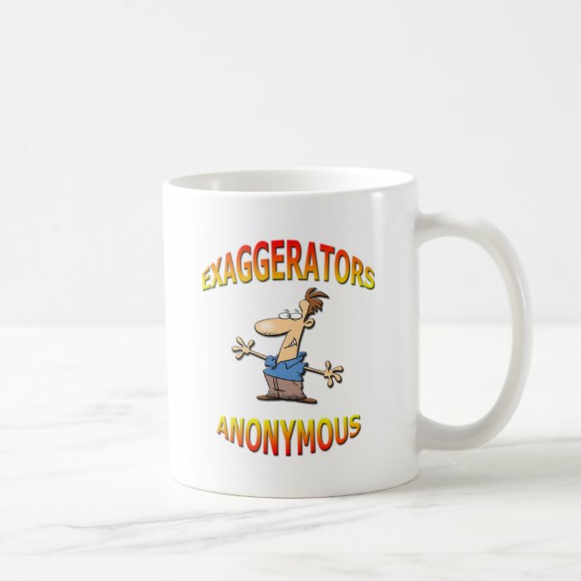 Caneca De Café Ganhos anónimos de Exaggerators (Direita)