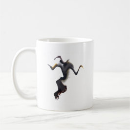 Caneca De Café Gannets-Pássaro Mar Abstrato