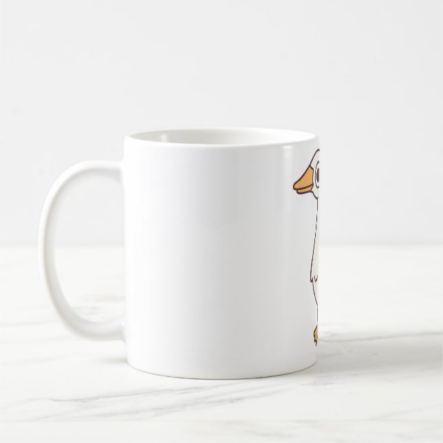 Caneca De Café Ganso bonito com aspecto de Bobo (Esquerda)