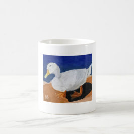Caneca De Café Ganso Branco