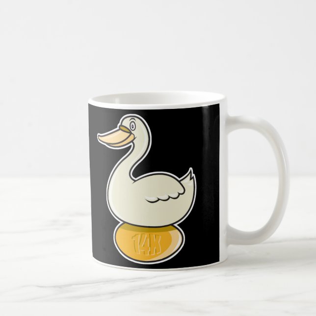 Caneca De Café ganso com ovo de ouro (Direita)