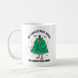 Caneca De Café Ganso de Natal Engraçado e Fofo