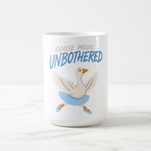 Caneca De Café Ganso Despreocupado Modo Engraçado Ballet Ganso