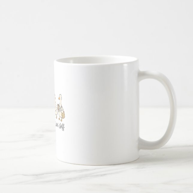 Caneca De Café Ganso Fofo Fazendo Coisas de Assistente Social, Sa (Direita)