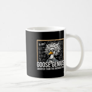 Caneca De Café Ganso Gênio Mais Inteligente que o Pássaro Médio