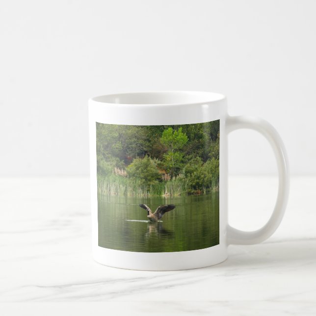 Caneca De Café Ganso no lago Ralphine (Direita)