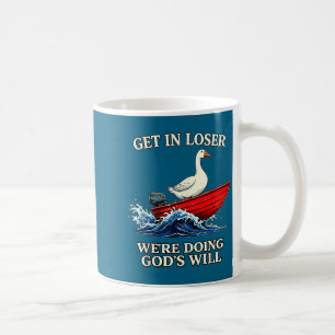 Caneca De Café Ganso pega perdedor estamos fazendo a vontade de d