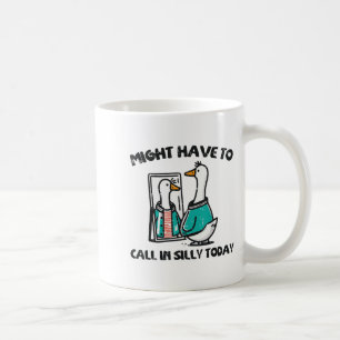 Caneca De Café Ganso Pode Ter Chamado De Boba Hoje Animal Engraça