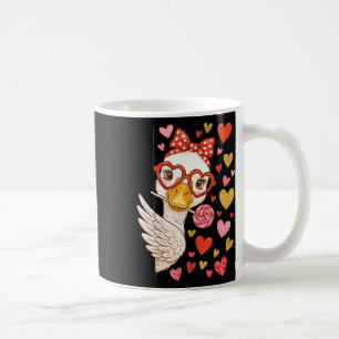 Caneca De Café Ganso Valentim Fofo Hugvyn Coquete Engraçado Tolo 