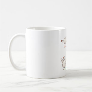 Caneca De Café Gansos bonitos Delícia � Arte Animal Bonita