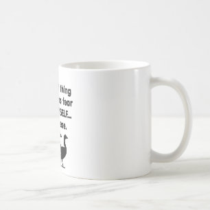 Caneca De Café Gansos do medo próprio