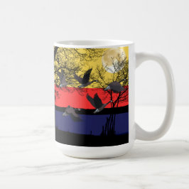 Caneca de Café Gansos Noturnos