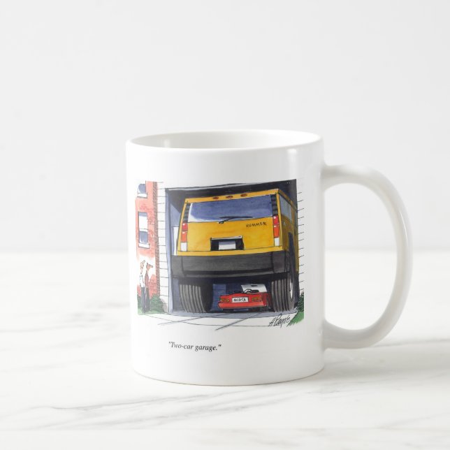 Caneca De Café Garagem de dois carros (Direita)