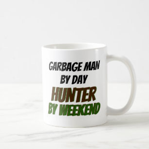 Caneca De Café Garbage Man by Day Hunter por Fim de Semana