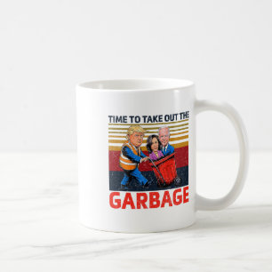Caneca De Café Garbyge Para Trump 2024 É Um Momento Engraçado Par