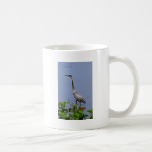 Caneca De Café Garça-real de grande azul