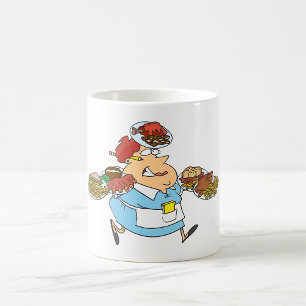 Caneca De Café Garçonete Atarefada e Divertida Servidora Superlot