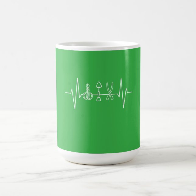Caneca De Café Gardener - Ferramentas de Jardim - Presente para G (Centro)