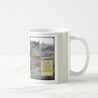 Caneca De Café Gárgula com do Hunchback das citações de Notre