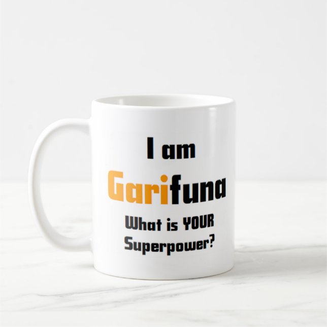 caneca de café garifuna (Esquerda)
