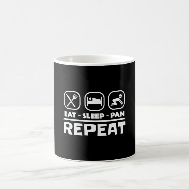 Caneca De Café Garimpo de ouro East Sleep Pan Repeat (Centro)