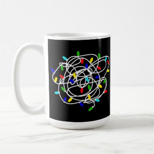 Caneca De Café Garland Christmas Lights