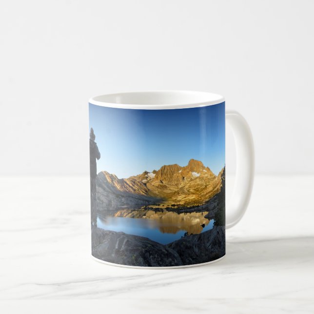 Caneca De Café Garnet Lake Sunrise - Trilha John Muir (Frente Esquerda)