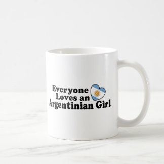 Caneca De Café Garota Argentina