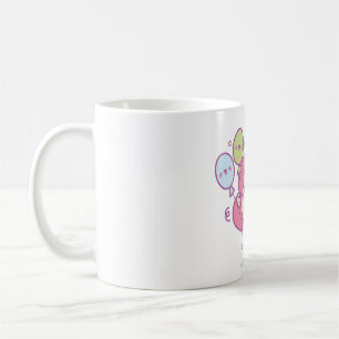 Caneca De Café garota, balões, celebração