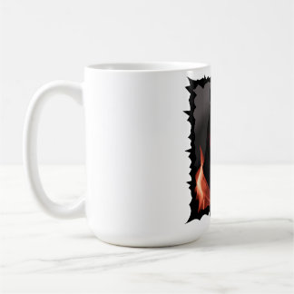 Caneca De Café Garota com um Sorriso Devilado