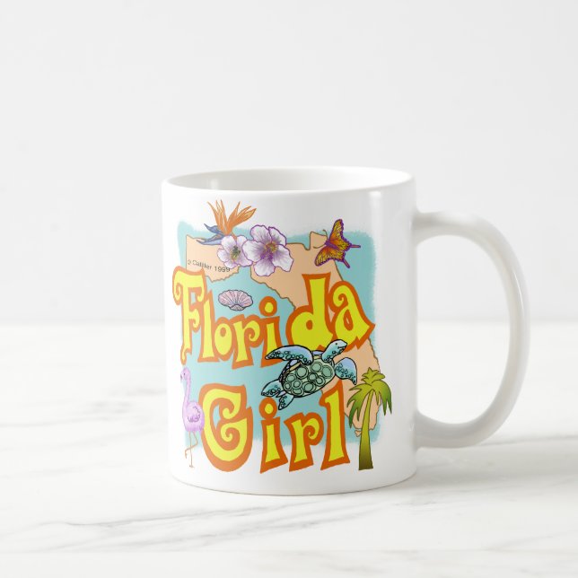 Caneca De Café Garota da Flórida (Direita)