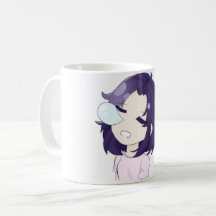 Caneca De Café "Garota de Anime Dormindo"