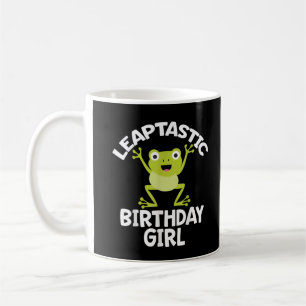 Caneca De Café Garota de Aniversário do Ano Bissexto Piada Divert