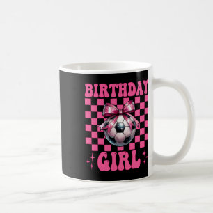 Caneca De Café Garota de Aniversário Jogadora de Futebol Mãe de J