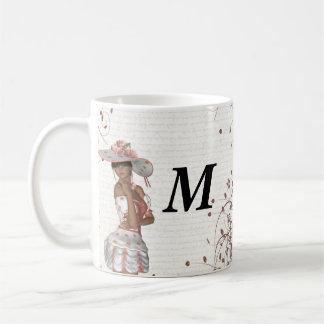 Caneca De Café Garota de chapéu de verão