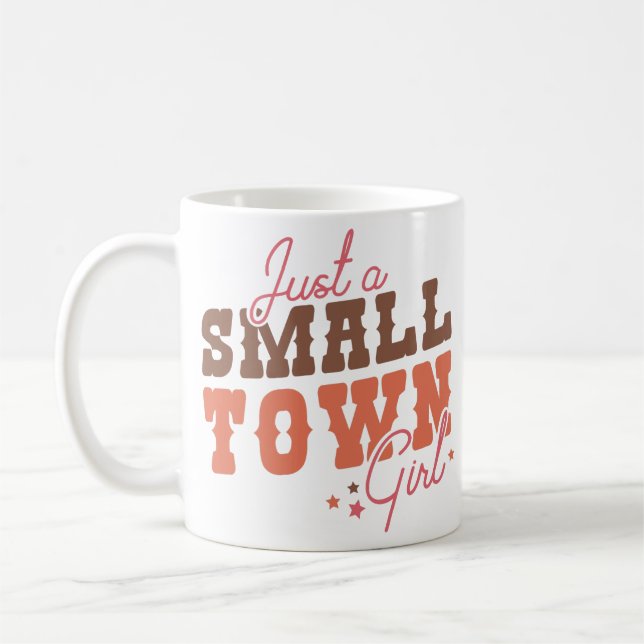 Caneca De Café Garota de Cidade Pequena  (Esquerda)
