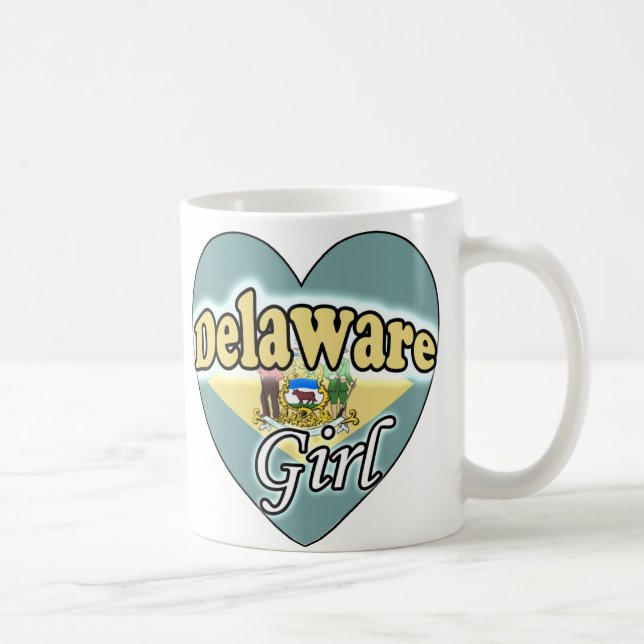 Caneca De Café Garota de Delaware (Direita)