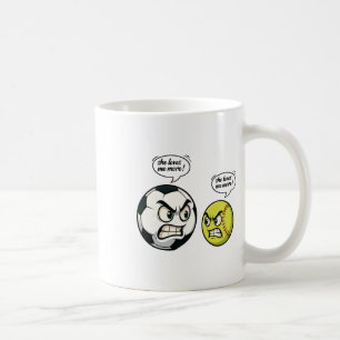 Caneca De Café Garota de futebol macio engraçado mulheres filha e