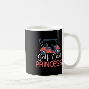 Caneca De Café Garota de Golfe da Princesa de Golfe