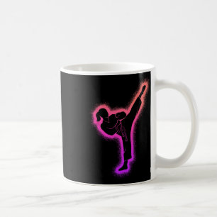 Caneca De Café Garota de Karatê Artes Marciais Crianças Mulheres