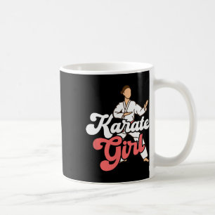 Caneca De Café Garota de Karatê Lutadora Autodefesa Karateca