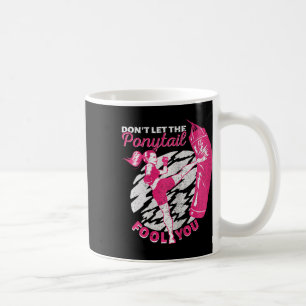 Caneca De Café Garota de Kickboxing Muay Thai Não Deixe o Rabo de