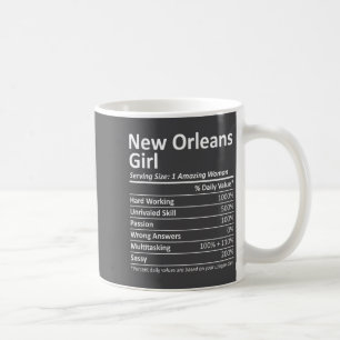 Caneca De Café Garota de Nova Orleans La Louisiana Cidade Diverti