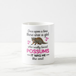 Caneca De Café Garota de Possum Ogambm Lover Possum Whisperer