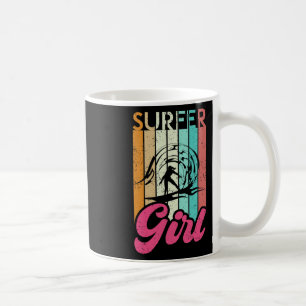 Caneca De Café Garota de Surfe Prancha de Surfe Mulheres Surfe Oc