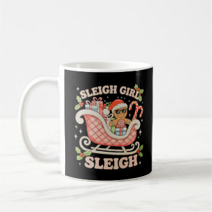 Caneca De Café Garota de Trenó Biscoito de Gengibre Natal Natal C
