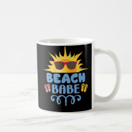 Caneca De Café Garota de Verão na Praia